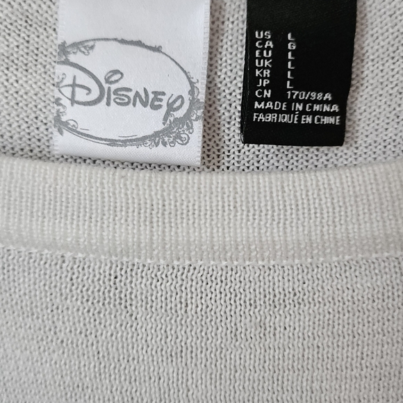 Disney Women's Cream Sweater with 1940s Era Minnie Mouse Graphic - Picture 2 of 3